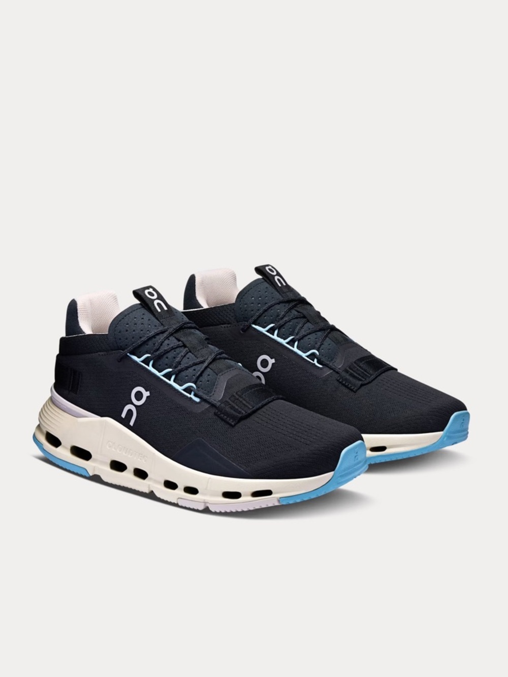 On Women’s Cloudnova 2 Sneakers 9 Black/Wash Running Low Top NEW